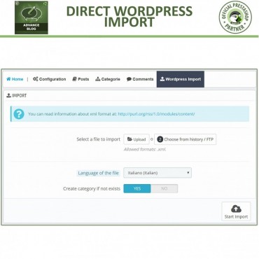ماژول بلاگ پرستاشاپ شرکت FME