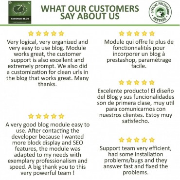 ماژول بلاگ پرستاشاپ شرکت FME