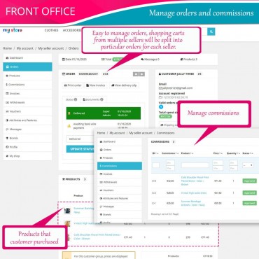 ماژول چند فروشندگی پرستاشاپ Marketplace Builder Module کاری از شرکت ETS Soft