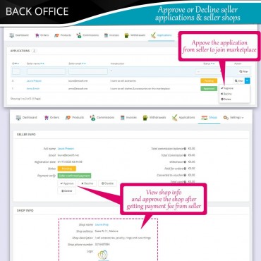 ماژول چند فروشندگی پرستاشاپ Marketplace Builder Module کاری از شرکت ETS Soft