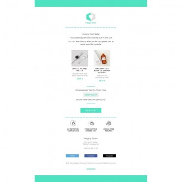 ماژول یادآوری سبدهای خرید رها شده پیشرفته پرستاشاپ