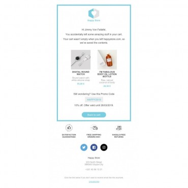 ماژول یادآوری سبدهای خرید رها شده پیشرفته پرستاشاپ