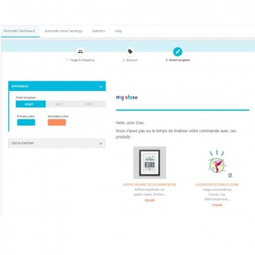 ماژول یادآوری سبدهای خرید رها شده پیشرفته پرستاشاپ