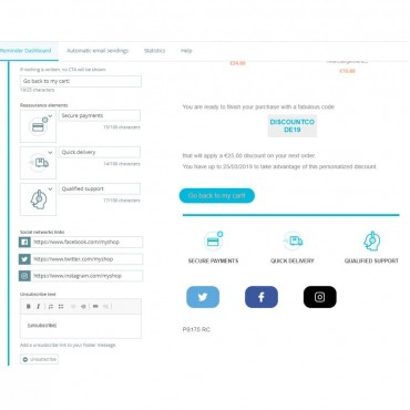 ماژول یادآوری سبدهای خرید رها شده پیشرفته پرستاشاپ