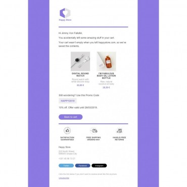 ماژول یادآوری سبدهای خرید رها شده پیشرفته پرستاشاپ