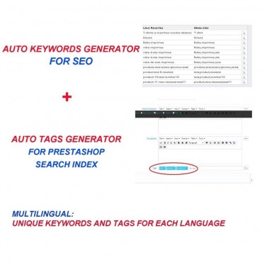 Auto Keywords Generator تولید کلمات کلیدی خودکار پرستاشاپ