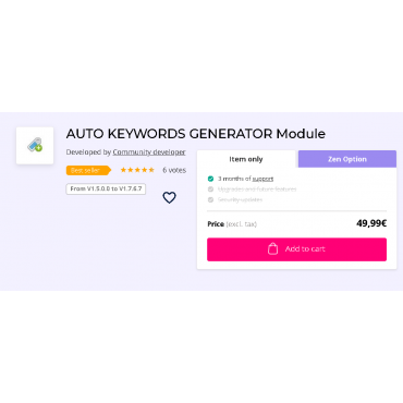 Auto Keywords Generator تولید کلمات کلیدی خودکار پرستاشاپ