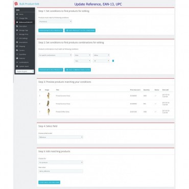 ماژول بینظیر ویرایش انبوه کاتالوگ محصولات پرستاشاپ