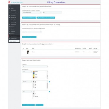ماژول بینظیر ویرایش انبوه کاتالوگ محصولات پرستاشاپ