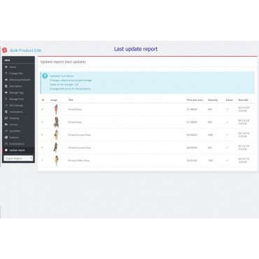 ماژول بینظیر ویرایش انبوه کاتالوگ محصولات پرستاشاپ