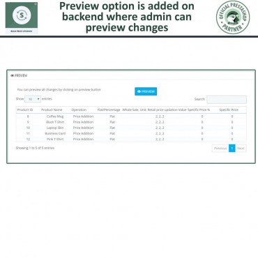 جدیدترین نسخه ماژول بروزرسانی انبوه قیمت های پرستاشاپ