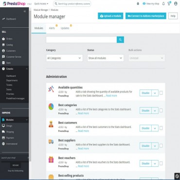 ماژول ثبت تیکت پرستاشاپ - Cetasko سیستم پشتیبانی و ثبت تیکت پرستاشاپ