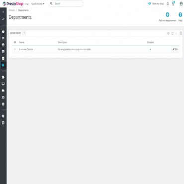 ماژول ثبت تیکت پرستاشاپ - Cetasko سیستم پشتیبانی و ثبت تیکت پرستاشاپ