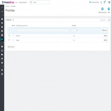 ماژول ثبت تیکت پرستاشاپ - Cetasko سیستم پشتیبانی و ثبت تیکت پرستاشاپ