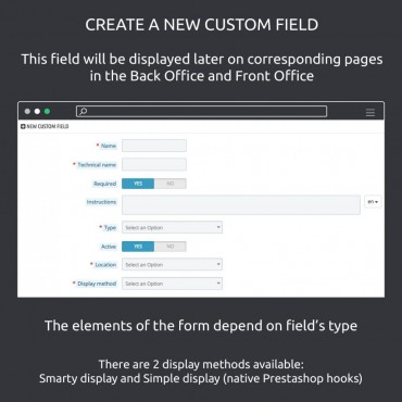 ماژول افزودن فیلد دلخواه پرستاشاپ کاری از شرکت 202 ایکامرس