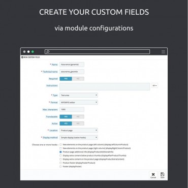 ماژول افزودن فیلد دلخواه پرستاشاپ کاری از شرکت 202 ایکامرس