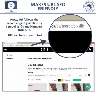 ماژول کوتاه سازی آدرس های اینترنتی در پرستاشاپ