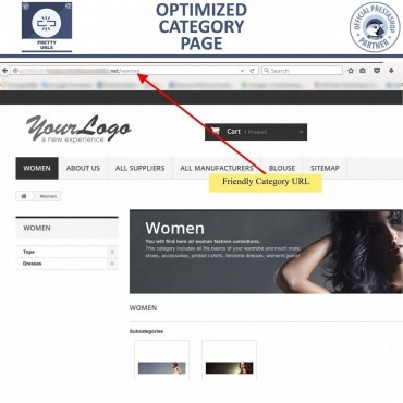 ماژول کوتاه سازی آدرس های اینترنتی در پرستاشاپ
