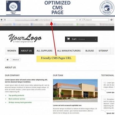 ماژول کوتاه سازی آدرس های اینترنتی در پرستاشاپ