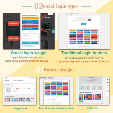 ماژول ورود و ثبت نام کاربران با شبکه های اجتماعی پرستاشاپ