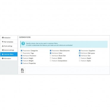 ماژول فیلتر پرستاشاپ – افزونه فیلتر نتایج جستجوی پرستاشاپ