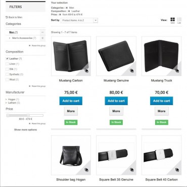 ماژول جستجو و فیلتر پیشرفته پرستاشاپ