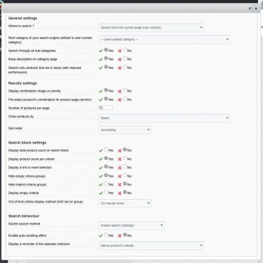 ماژول جستجو و فیلتر پیشرفته پرستاشاپ