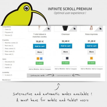 ماژول پرمیوم اسکرول بی نهایت پرستاشاپ