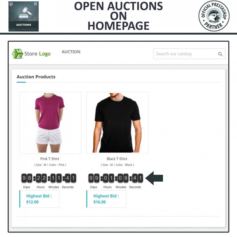 Auction Pro, Online Auctions & Bidding Module