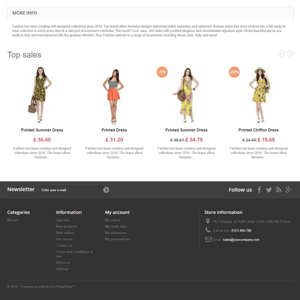 Featured Products Slider Module