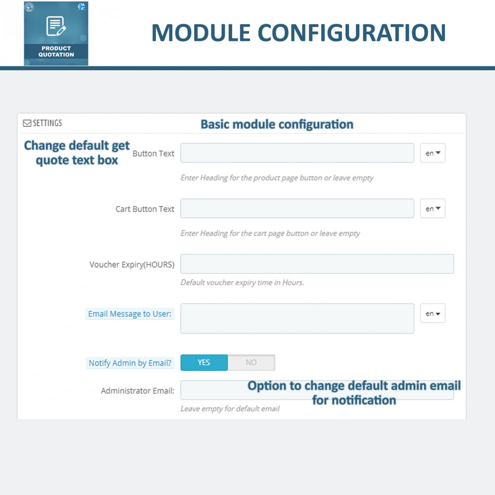 Product Quotation - Allow Customer to Ask For Quote Module